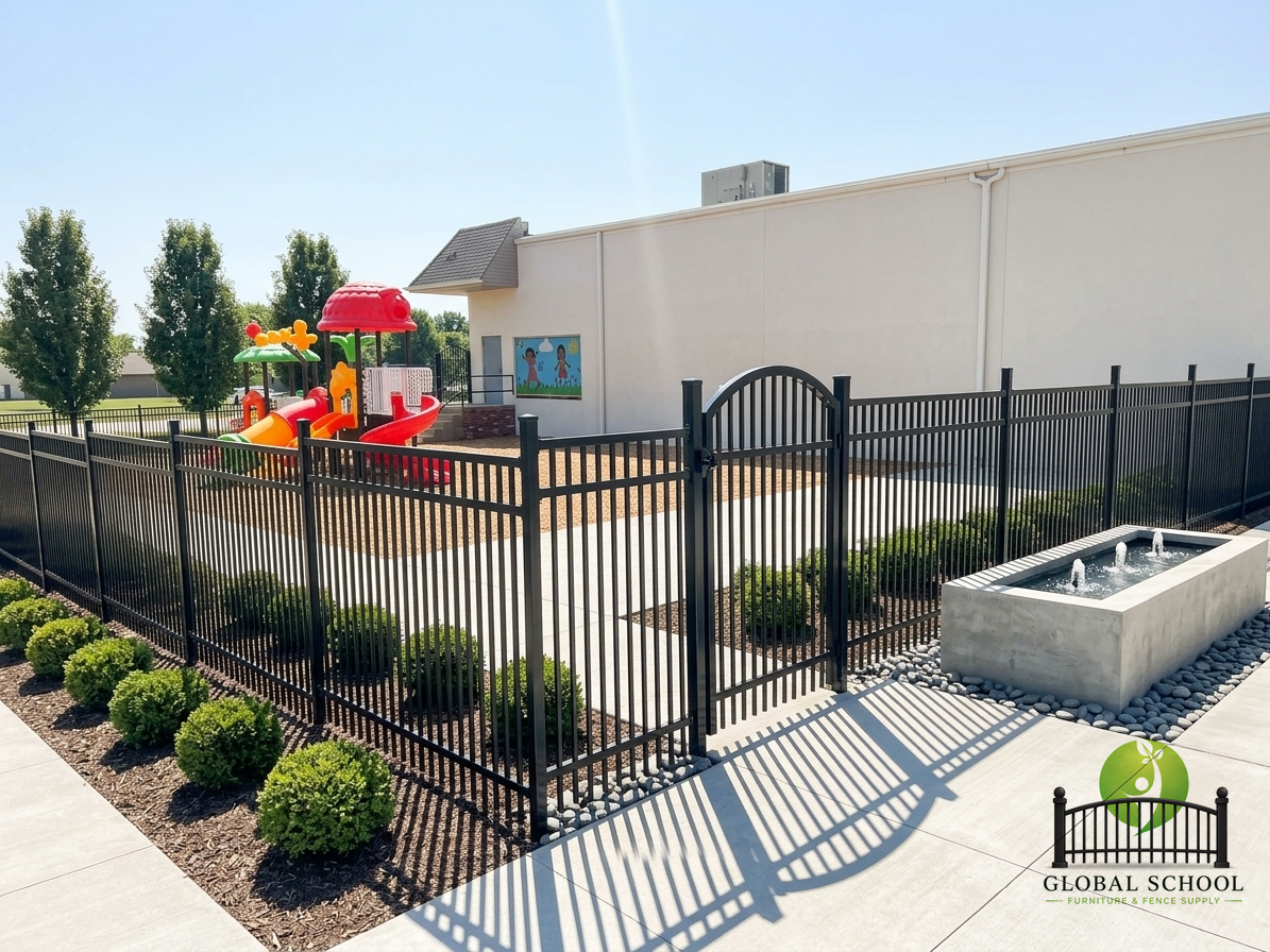 Childcare playground fence